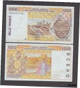 西アフリカ諸州 - コートジボワール P.111Ah 1,000 1000 フラン 1998 非常に良好WEST AFRICAN STATES-IVORY CO...