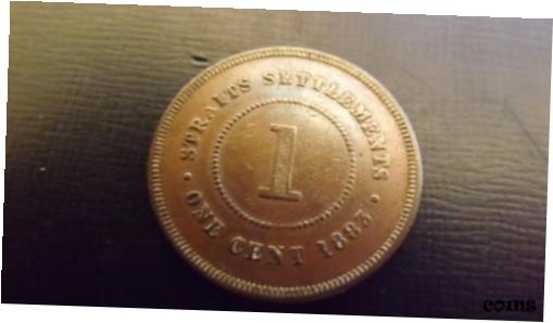 ڶ/ʼݾڽա ƥ    [̵] STRAITS SETTLEMENT CENT 1883 EXTREMELY FINE RARE