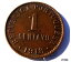 1918 ポルトガル共和国 1 センタボ、ダイ ストライク フォールトのある非常に優れたグレード1918 Portugal Republic One Centavo in EXTREMELY FINE GRADE with Die strike fault 43,750円