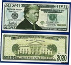 【極美品/品質保証書付】 アンティークコイン 硬貨 25- Donald Trump Re-Elect President 2020 Dollar Bills FAKE- MONEY- Fun Gift G4 [送料無料] #obf-wr-009282-1211