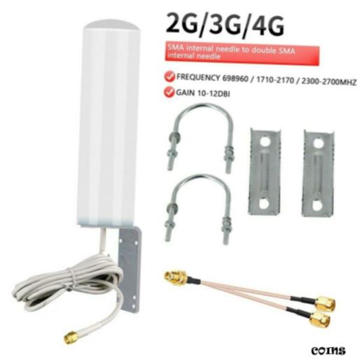 【極美品/品質保証書付】 アンティークコイン コイン 金貨 銀貨 送料無料 12dBi Helium Hotspot Miner LoRa Antenna Kit 2G 3G 4G For RAK Nebra Bobcat Miner