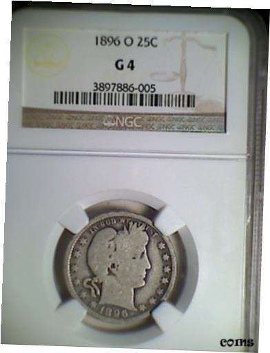 yɔi/iۏ؏tz AeB[NRC RC   [] 1896-0 25C Barber Quarter NGC G4