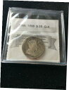 【極美品/品質保証書付】 アンティークコイン コイン 金貨 銀貨 [送料無料] 1908 Coin Mart Graded Canadian, 25 Cent, **G-4**