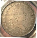 【極美品/品質保証書付】 アンティークコイン 硬貨 1794 FLOWING HAIR HALF DOLLAR ORIGINAL NO PROBLEMS PCGS F-12 PQ PREMIUM QUALITY [送料無料] #oot-wr-009412-156