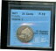 【極美品/品質保証書付】 アンティークコイン 硬貨 1871 Obverse 2 Canada 25 Cents CCCS Certified F12 G40 [送料無料] #oof-wr-009412-187