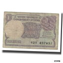  アンティークコイン コイン 金貨 銀貨   Banknote, India, 1 Rupee, 1981, KM:78a, F(12-15)