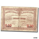  アンティークコイン コイン 金貨 銀貨   France, Boulogne-sur-Mer, 50 Centimes, 1914, F(12-15), Pirot:31-17