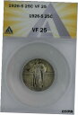 yɔi/iۏ؏tz AeB[NRC d 1926-S .25 ANACS VF 25 Standing Liberty Quarter, Liberty 25 Cents [] #oof-wr-009416-1559