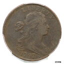 【極美品/品質保証書付】 アンティークコイン 硬貨 1797 S-129 R-5 PCGS VF 25 Rev of '97, Stems Draped Bust Large Cent Coin 1c [送料無料] #oct-wr-009416-2244