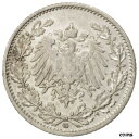  アンティークコイン コイン 金貨 銀貨   GERMANY - EMPIRE, 1/2 Mark, 1906, Karlsruhe, VF(30-35), Silver, KM:17