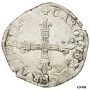  アンティークコイン 銀貨  France, Charles X, 1/4 Ecu, 1597, Nantes, VF(30-35), Silver  #sof-wr-009417-9112
