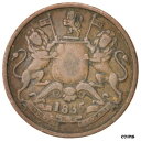  アンティークコイン コイン 金貨 銀貨   INDIA-BRITISH, 1/2 Anna, 1835, VF(30-35), Copper, KM:447.1