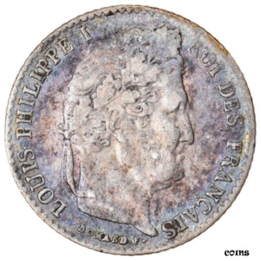 yɔi/iۏ؏tz AeB[NRC RC   [] [#877543] Coin, France, Louis-Philippe, 1/4 Franc, 1837, Paris, VF(30-35)