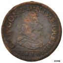  アンティークコイン コイン 金貨 銀貨   FRENCH STATES, NEVERS & RETHEL, Liard, 1610, Charleville, VF(30-35)