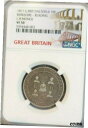  アンティークコイン コイン 金貨 銀貨  1811 GREAT BRITAIN SILVER 18 PENCE TOKEN BERKSHIRE READING NGC VF 30 SCARCE