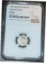 1942 ニュージーランド 3 ペンス スペシャル バラエティ ワン ドット オンリー - NGC により VF 30 として等級付け1942 New Zealand 3 Pence Special Variety One Dot Only - Graded by NGC as VF 30(3)