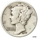  アンティークコイン コイン 金貨 銀貨   United States, Mercury Dime, Dime, 1943, U.S. Mint, Denver, VF(30-35)