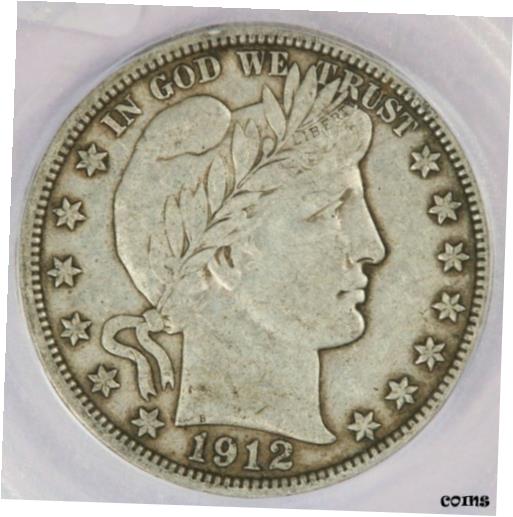 yɔi/iۏ؏tz AeB[NRC RC   [] 1912 Barber Half Dollar ICG VF35