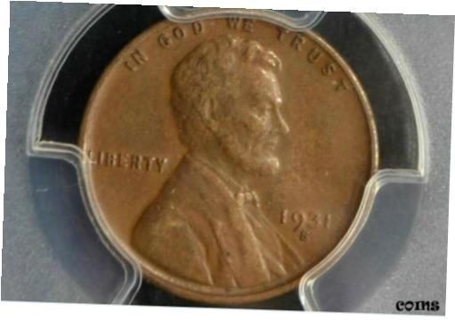 楽天金銀プラチナ　ワールドリソース【極美品/品質保証書付】 アンティークコイン コイン 金貨 銀貨 [送料無料] 1931-S Lincoln Cent * PCGS XF45 * CHOICE BROWN * Get 5％ Off at Checkout