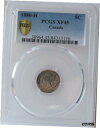 1880H カナダ シルバー 5 セント PCGS XF45。魅力的な調子を整える1880H Canada Silver 5 Cents PCGS XF45. Attractive Toning(3)