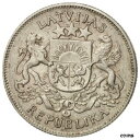  アンティークコイン コイン 金貨 銀貨   Latvia, 2 Lati, 1925, AU(50-53), Silver, KM:8