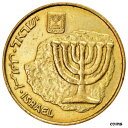 【極美品/品質保証書付】 アンティークコイン コイン 金貨 銀貨 送料無料 896023 Coin, Israel, 10 Agorot, 1991, AU(50-53), Aluminum-Bronze, KM:158