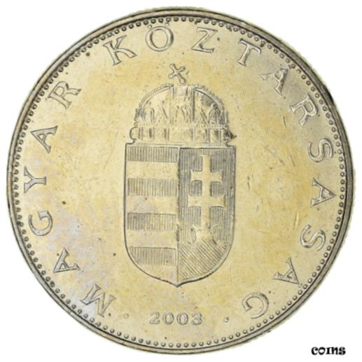  アンティークコイン コイン 金貨 銀貨   Coin, Hungary, 10 Forint, 2003, AU(50-53), Copper-nickel, KM:695