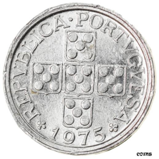  アンティークコイン コイン 金貨 銀貨   Coin, Portugal, 10 Centavos, 1975, AU(50-53), Aluminum, KM:594