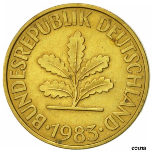 ץʡɥ꥽㤨֡ڶ/ʼݾڽա ƥ    [̵] [#421608] GERMANY - FEDERAL REPUBLIC, 10 Pfennig, 1983, Karlsruhe, AU(50-53פβǤʤ45,500ߤˤʤޤ