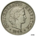  アンティークコイン コイン 金貨 銀貨   Switzerland, 5 Rappen, 1942, Bern, AU(50-53), Copper-nickel, KM:26