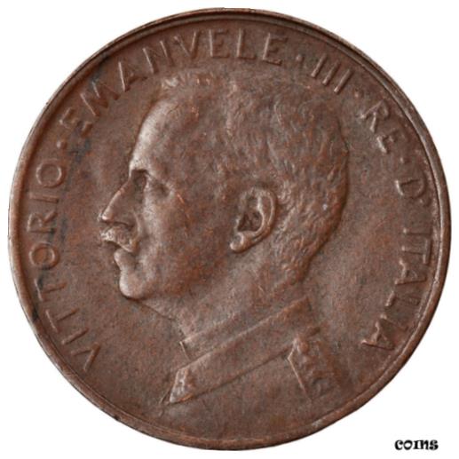  アンティークコイン コイン 金貨 銀貨   Coin, Italy, Vittorio Emanuele III, Centesimo, 1915, Rome, AU(50-53)