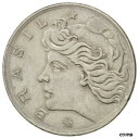 【極美品/品質保証書付】 アンティークコイン コイン 金貨 銀貨 [送料無料] [#35870] BRAZIL, 20 Centavos, 1970, KM #579.2, AU(50-53), Copper-Nickel, 25
