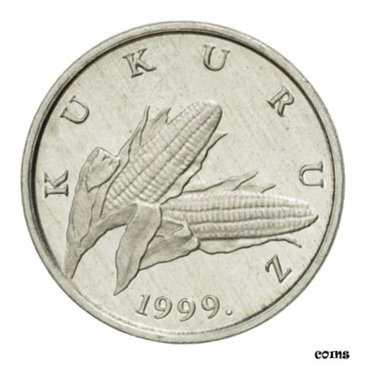  アンティークコイン コイン 金貨 銀貨   Coin, Croatia, Lipa, 1999, AU(50-53), Aluminum, KM:3