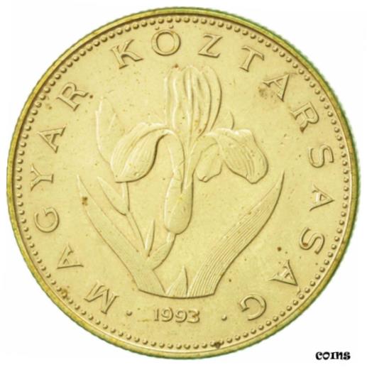  アンティークコイン コイン 金貨 銀貨   Hungary, 20 Forint, 1993, Budapest, AU(50-53), Nickel-brass, KM:696