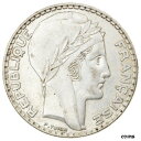  アンティークコイン コイン 金貨 銀貨   Coin, France, Turin, 20 Francs, 1938, Paris, AU(50-53), Silver, KM:879