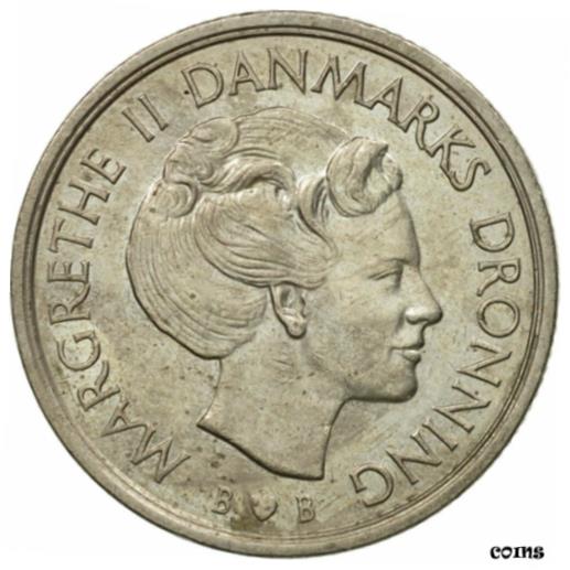  アンティークコイン コイン 金貨 銀貨   Coin, Denmark, Margrethe II, Krone, 1980, Copenhagen, AU(50-53)