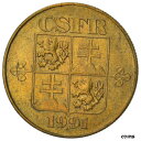  アンティークコイン コイン 金貨 銀貨   Coin, Czechoslovakia, Koruna, 1991, AU(50-53), Copper-Aluminum, KM:151