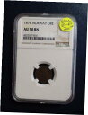 希少な 1878 ノルウェー ワン 鉱石 NGC AU50 BN 1O コインを今すぐ販売価格で販売します!RARE 1878 Norway One Ore NGC AU50 BN 1O Coin PRICED TO SELL NOW!