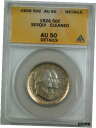 yɔi/iۏ؏tz AeB[NRC RC   [] 1926 Sesqui Commemorative Silver Half Dollar Coin ANACS AU 50 Detail Cleaned (B)