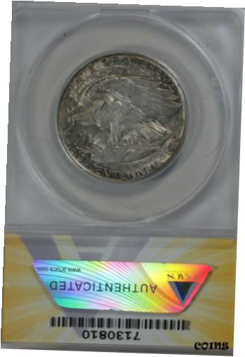 楽天金銀プラチナ　ワールドリソース【極美品/品質保証書付】 アンティークコイン コイン 金貨 銀貨 [送料無料] 1921 .50 ANACS AU53 ALABAMA Classic Silver Commemorative Coin