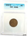 yɔi/iۏ؏tz AeB[NRC RC   [] 1922-D Lincoln Head Cent Penny 1C About Uncirculated ICG AU53