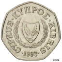  アンティークコイン コイン 金貨 銀貨   Cyprus, 50 Cents, 1993, AU(55-58), Copper-nickel, KM:66