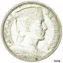 【極美品/品質保証書付】 アンティークコイン コイン 金貨 銀貨 送料無料 657915 Coin, Latvia, 5 Lati, 1931, AU(55-58), Silver, KM:9