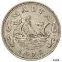  アンティークコイン コイン 金貨 銀貨   Malta, 10 Cents, 1972, British Royal Mint, AU(55-58), Copper-nickel