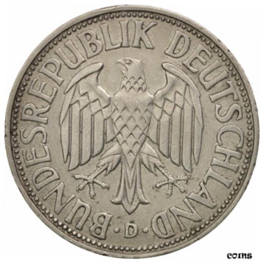  アンティークコイン コイン 金貨 銀貨   GERMANY - FEDERAL REPUBLIC, Mark, 1962, Munich, AU(55-58)