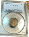 1909 VDB リンカーン セント PCGS AU55 ビューティー Ebay CHN で最安値1909 VDB Lincoln Cent PCGS AU55...
