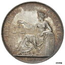  アンティークコイン コイン 金貨 銀貨   France, Notary, Token, 1824, MS(60-62), Silver, 30, Lerouge #343