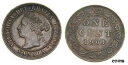 【極美品/品質保証書付】 アンティークコイン コイン 金貨 銀貨 送料無料 Canada 1901 Large 1 One Cent Queen Victoria MS-60B