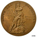  アンティークコイン コイン 金貨 銀貨   France, Medal, Ligue des Patriotes, Dubois.H, MS(60-62), Bronze