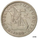  アンティークコイン コイン 金貨 銀貨   Portugal, 2-1/2 Escudos, 1980, MS(60-62), Copper-nickel, KM:590